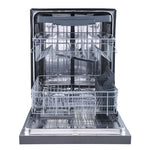 GE Slate 24" Built-In Front Control Dishwasher - GBF655SMPES