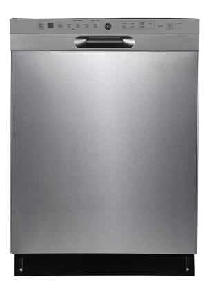 GE Stainless Steel 24" Built-In Front Control Dishwasher - GBF655SSPSS