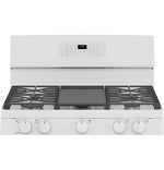 GE White 30'' Freestanding Gas Range (5.0 Cu.Ft.) - JCGB660DPWW