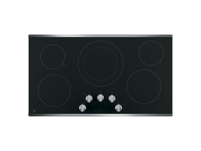 GE Stainless Steel 36" Electric Cooktop - JP3036SLSS