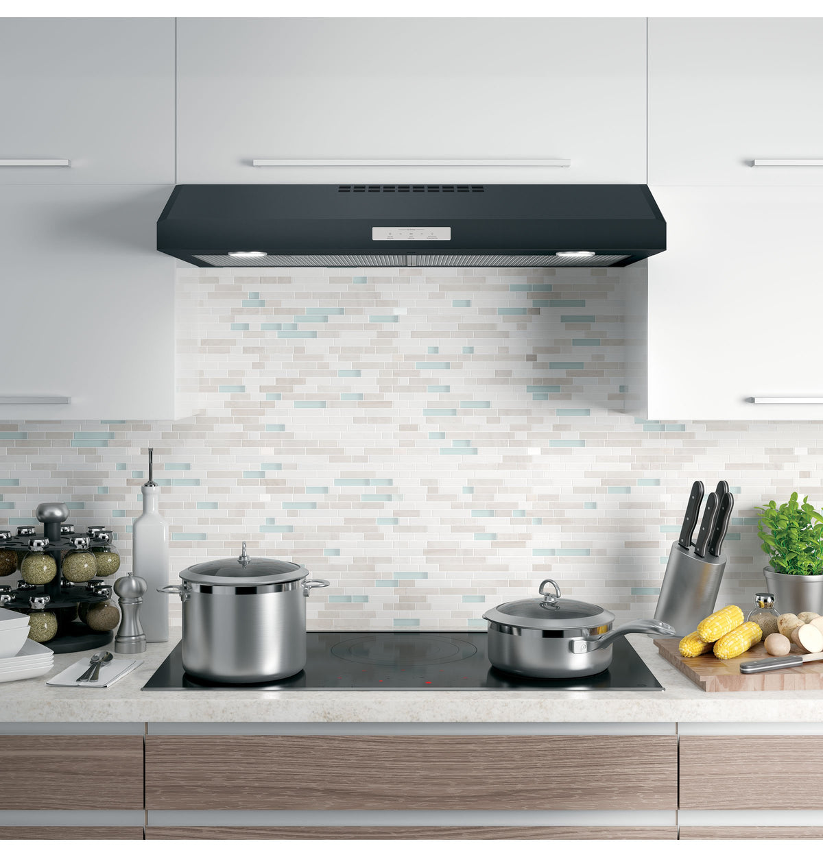 GE Profile Black Slate 36" Vent Hood - PVX7360FJDSC