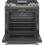 GE Slate 30" Slide-In Gas Convection Range with Air Fry (5.6 Cu. Ft.) - JCGS760EPES