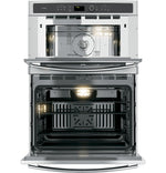 GE Profile Stainless Steel 30" Built-In Combination Convection Microwave/True European Convection Oven - PT7800SHSS