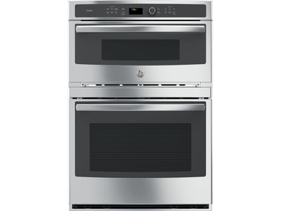 GE Profile Stainless Steel 30" Built-In Combination Convection Microwave/True European Convection Oven - PT7800SHSS