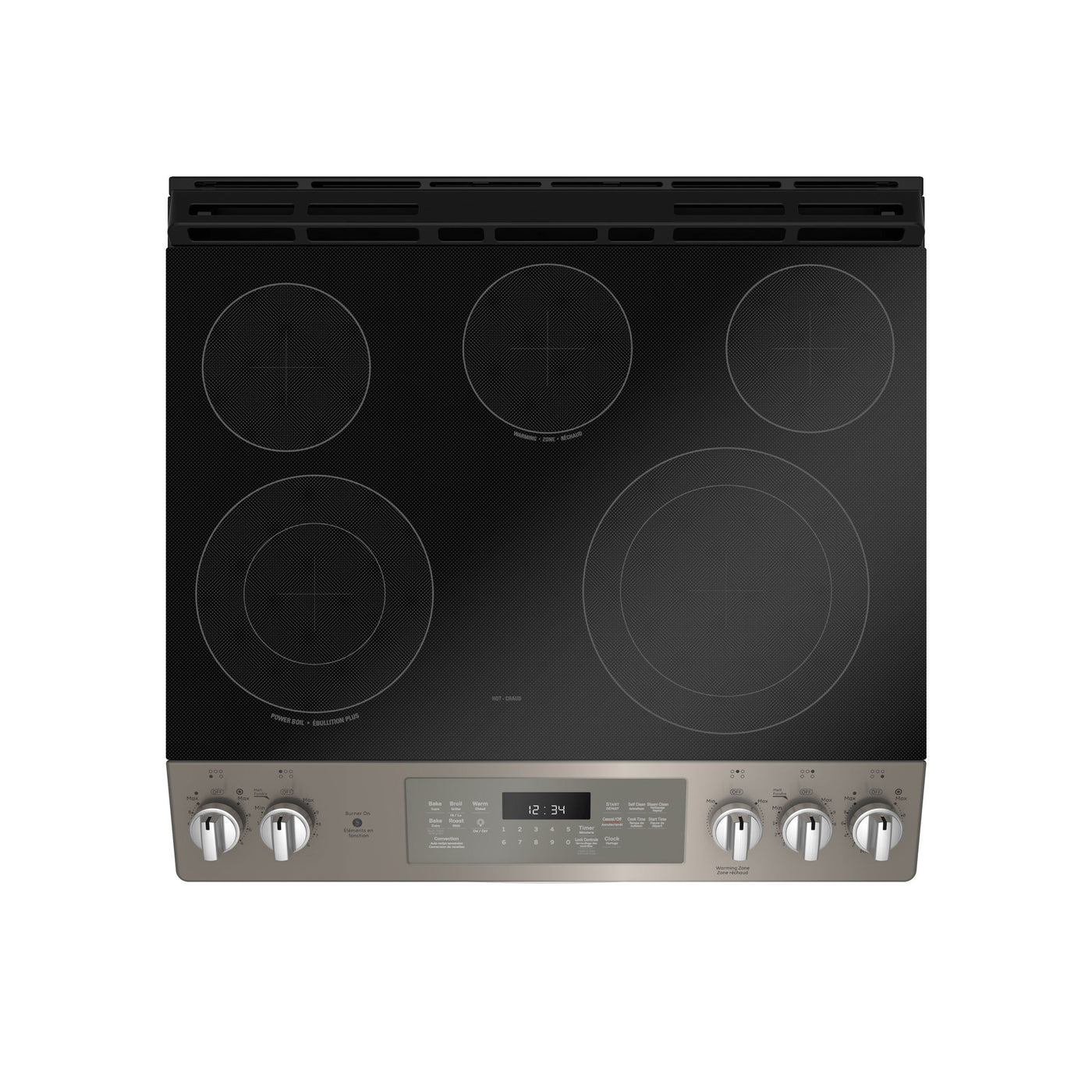 GE Slate Slide-In Electric Range (5.3 Cu. Ft.) - JCS840EMES