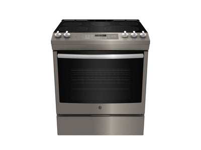 GE Slate Slide-In Electric Range (5.3 Cu. Ft.) - JCS840EMES