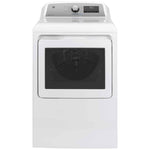 GE White Front Load-Matching Dryer (7.4 Cu.Ft) - GTD84ECMNWS