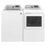 GE White Front Load-Matching Dryer (7.4 Cu.Ft) - GTD84ECMNWS