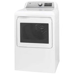 GE White Front Load-Matching Dryer (7.4 Cu.Ft) - GTD84ECMNWS