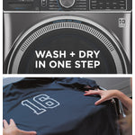 GE Sapphire Blue Front Load Washer with SmartDispense™ and UltraFresh Vent System with OdorBlock™ (5.8 Cu. Ft.) - GFW850SPNRS
