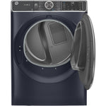 GE Sapphire Blue Smart Front Load Electric Dryer with Steam and Sanitize Cycle (7.8 Cu. Ft.) - GFD85ESMNRS