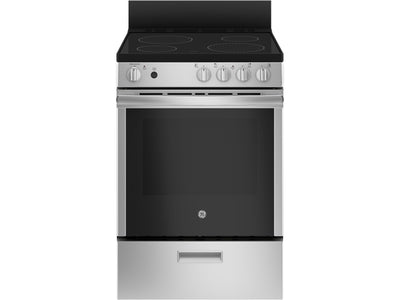 GE 24" Stainless Steel Freestanding Electric Range (2.9 Cu. Ft.) - JCAS640RMSS