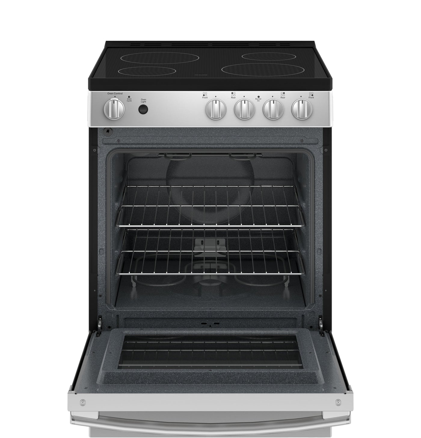 GE 24" Stainless Steel Freestanding Electric Range (2.9 Cu. Ft.) - JCAS640RMSS