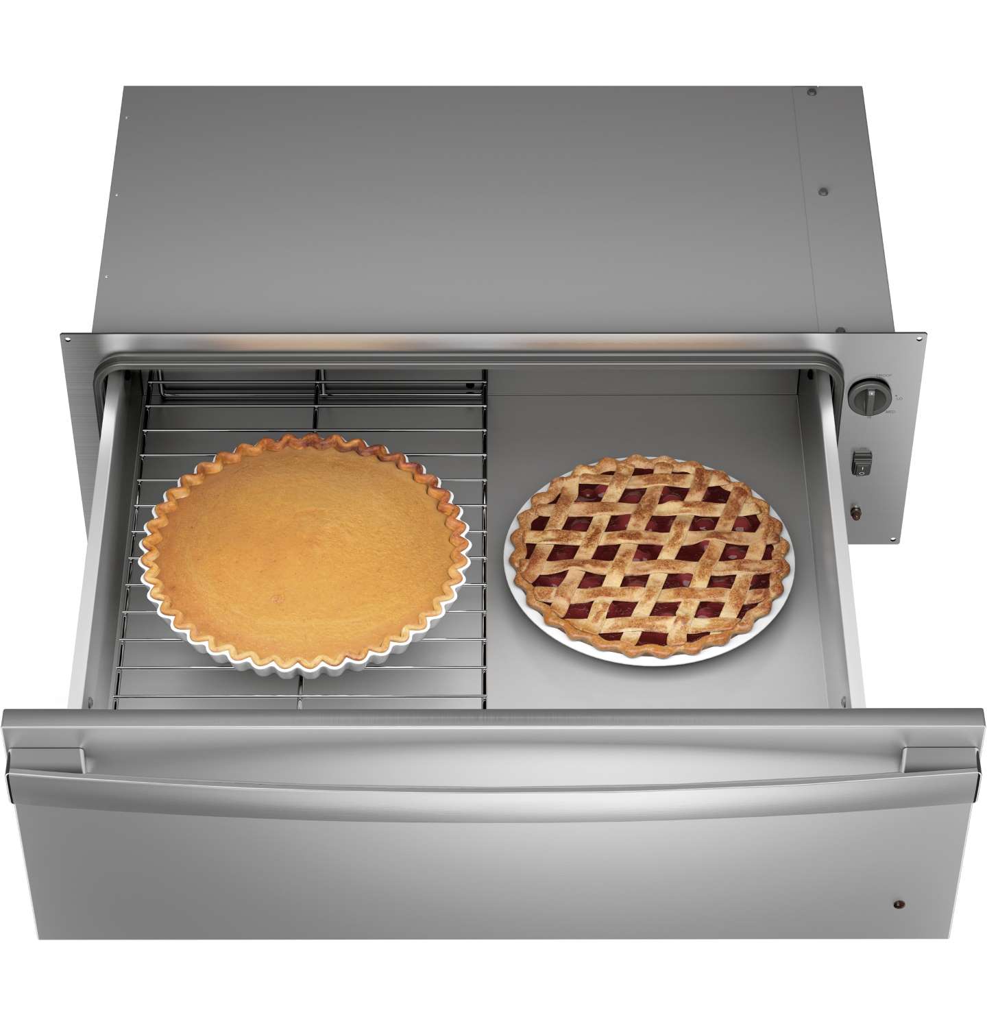 GE Profile 30in Stainless Steel Warming Drawer (1.9cu ft)- PTW9000SPSS