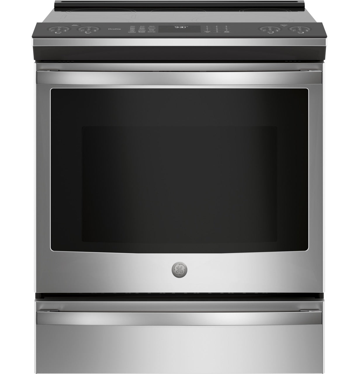 GE Profile Stainless Steel Slide-In Induction Range (5.3 Cu. Ft.) - PCHS920SMSS