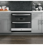 GE Profile Stainless Steel 30" Built-In Twin Flex Convection Wall Oven - PT9200SLSS