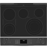GE Profile Fingerprint Resistant Stainless Steel 30" Slide-In Electric Range with Air Fry (5.3 Cu.Ft) - PSS93YPFS