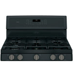 GE Profile Black Slate Freestanding Gas Double Oven Range (6.8 Cu. Ft.) - PCGB960FEJDS