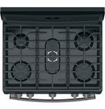 GE Profile Black Slate Freestanding Gas Double Oven Range (6.8 Cu. Ft.) - PCGB960FEJDS