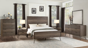 Haley 6-Piece Queen Bedroom Package - Grey