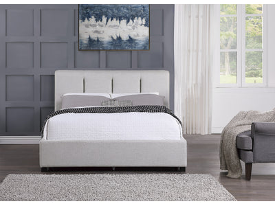 Aitana 3-Piece Queen Storage Bed - Grey