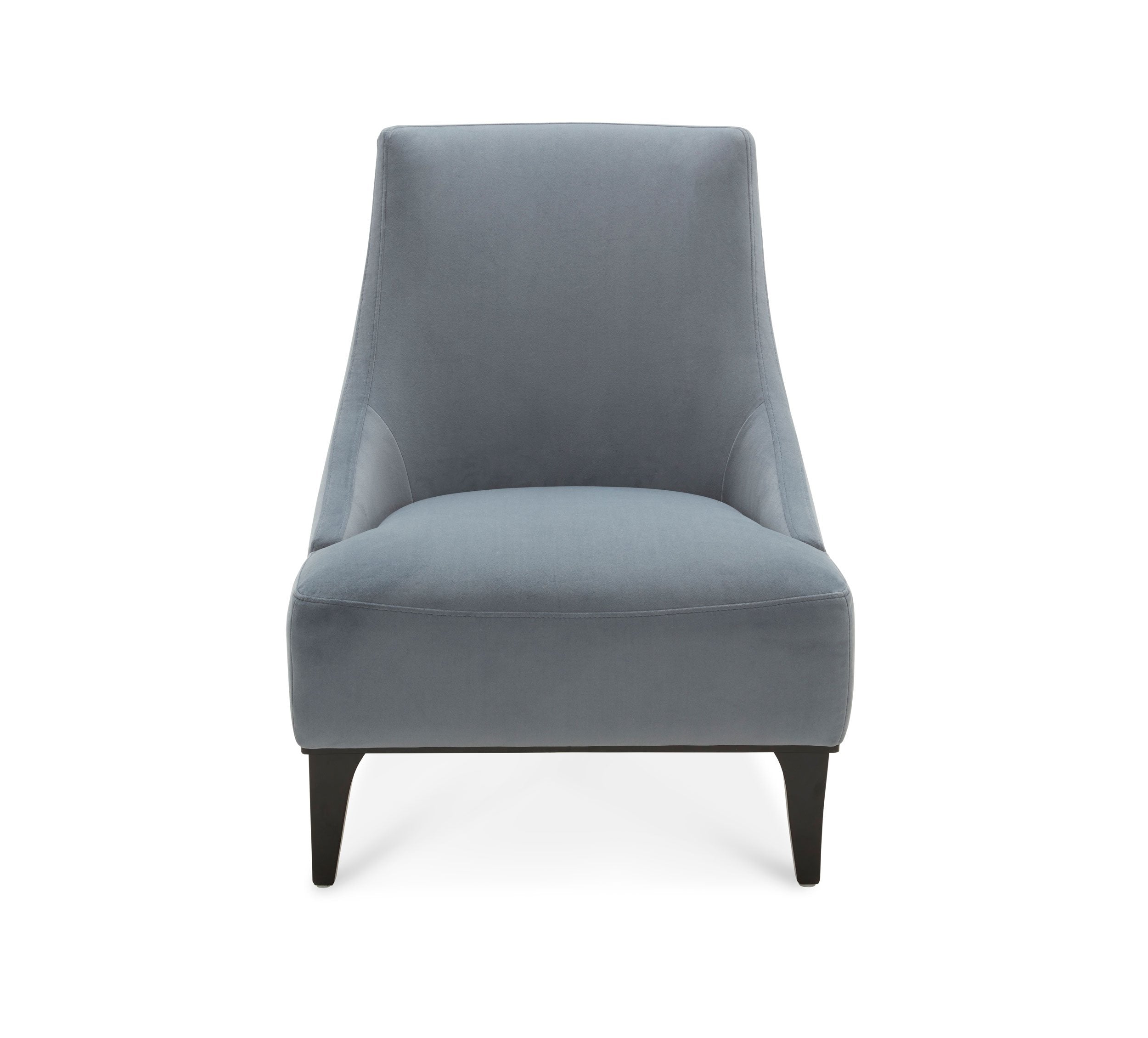 Maxine Slipper Chair - Slate