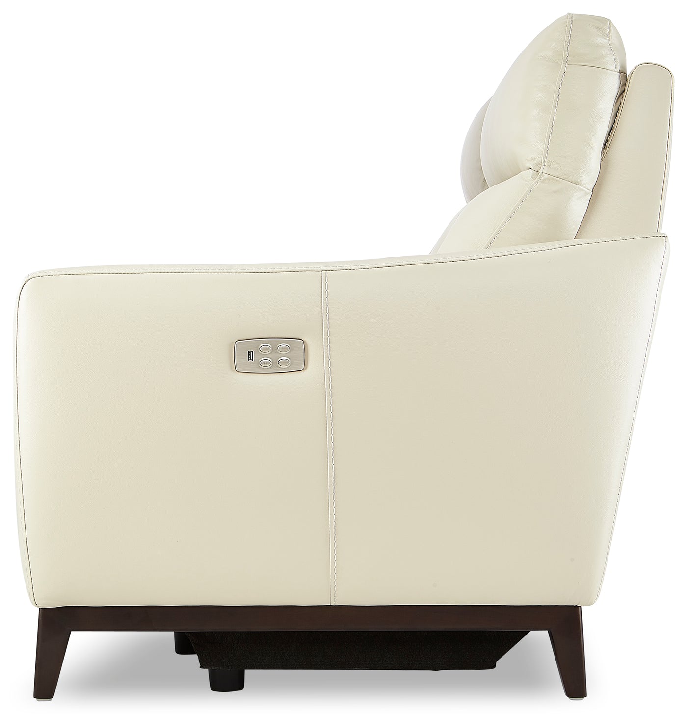 Wexner Leather Dual Power Reclining Loveseat - Colby Stone