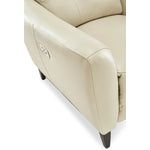 Wexner Leather Dual Power Recliner - Colby Stone