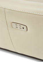 Wexner Leather Dual Power Recliner - Colby Stone