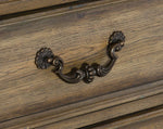 Rachelle 4 Drawer Chest with Storage Cabinet - Pecan