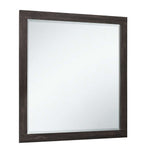 Miter Mirror - Black, Brown