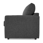 Harper Full Sofa Bed with Memory Foam Mattress - Charcoal