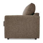 Harper Full Sofa Bed with Memory Foam Mattress - Brown