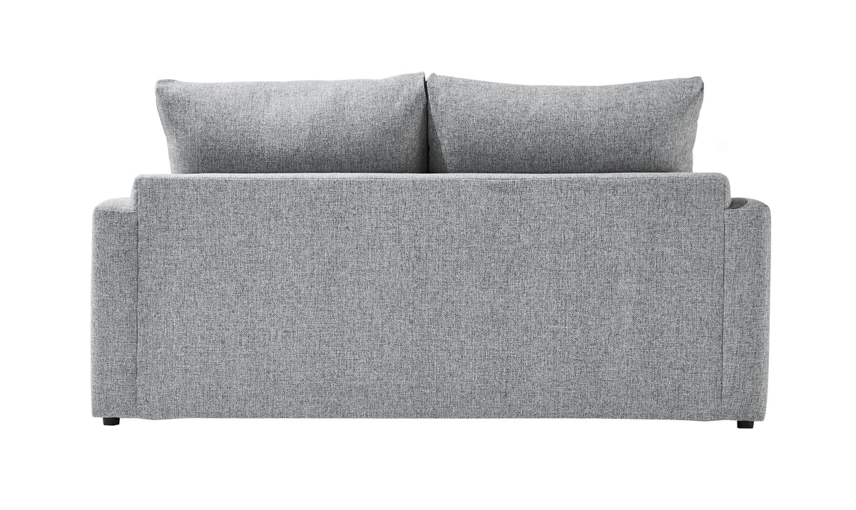 Harper Full Sofa Bed with Memory Foam Mattress Grey Leon's