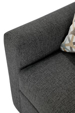 Harper Queen Sofa Bed with Memory Foam Mattress - Charcoal