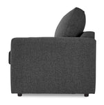 Harper Queen Sofa Bed with Memory Foam Mattress - Charcoal