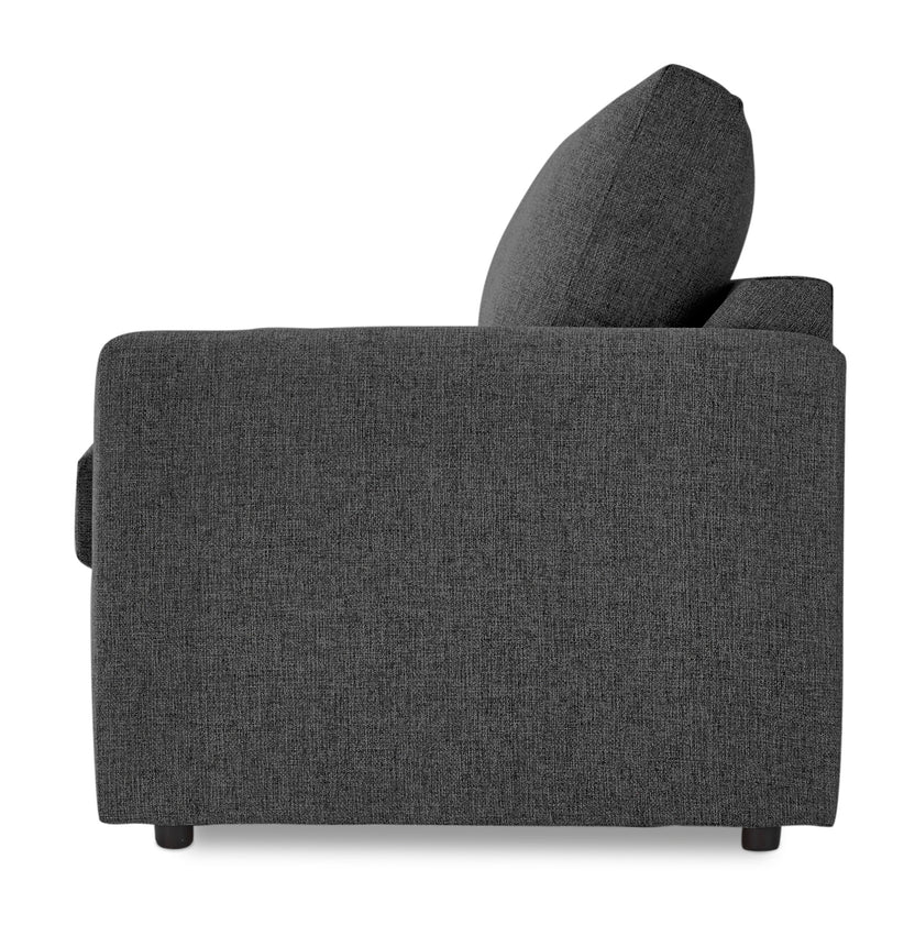 Harper Queen Sofa Bed with Memory Foam Mattress Charcoal Leon's