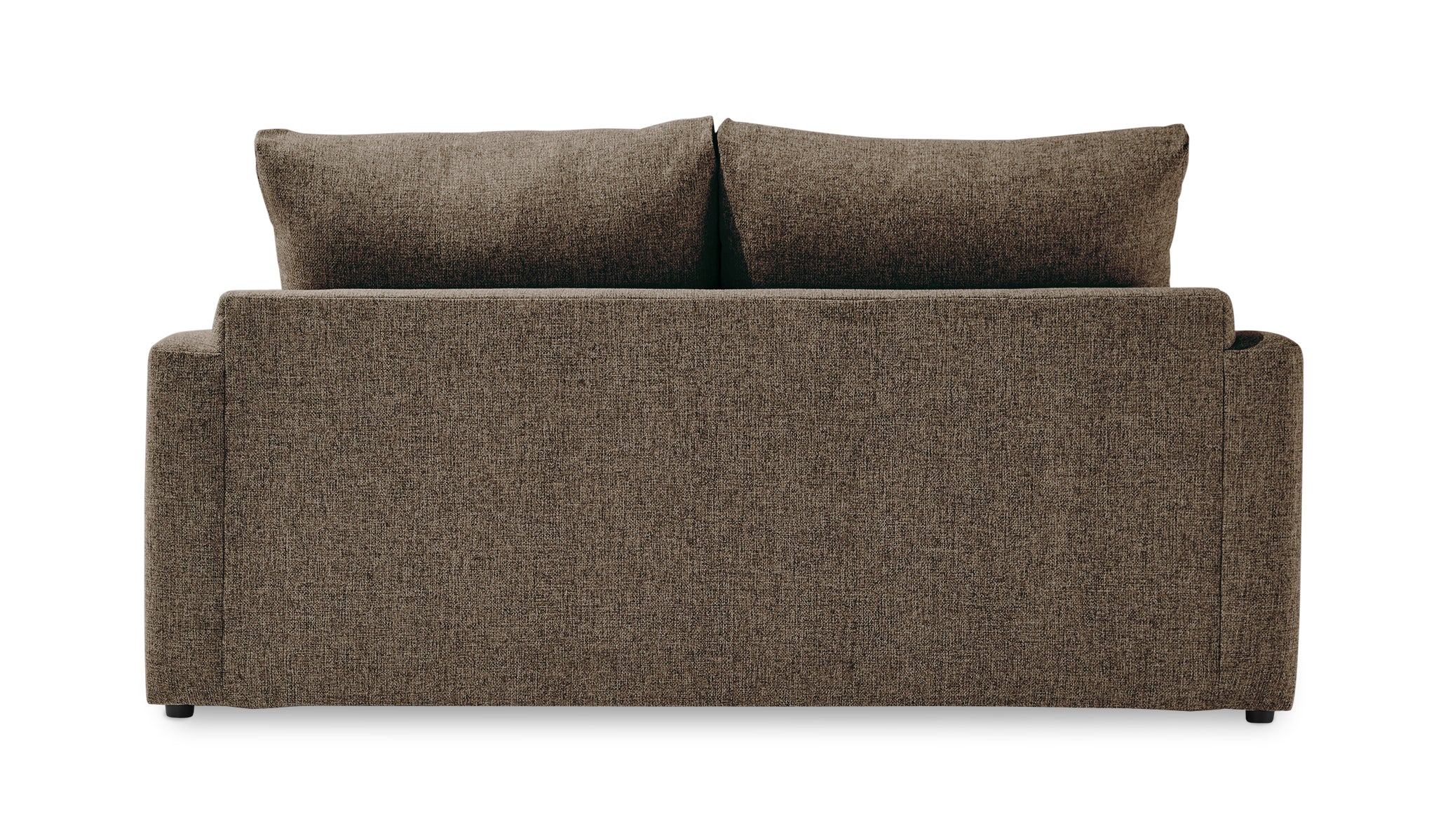 Harper Full Sofa Bed with Memory Foam Mattress - Brown