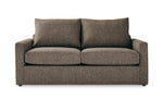 Harper Full Sofa Bed with Memory Foam Mattress - Brown