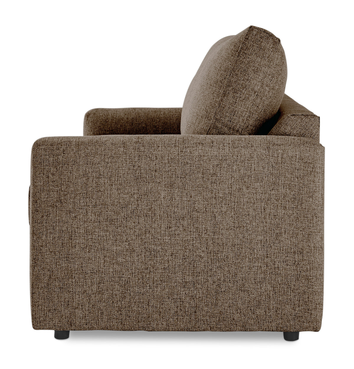 Harper Queen Sofa Bed with Memory Foam Mattress Brown Leon's