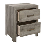 Mandan Night Table - Weathered Grey