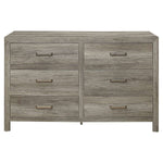 Mandan 6 Drawer Dresser - Weathered Grey