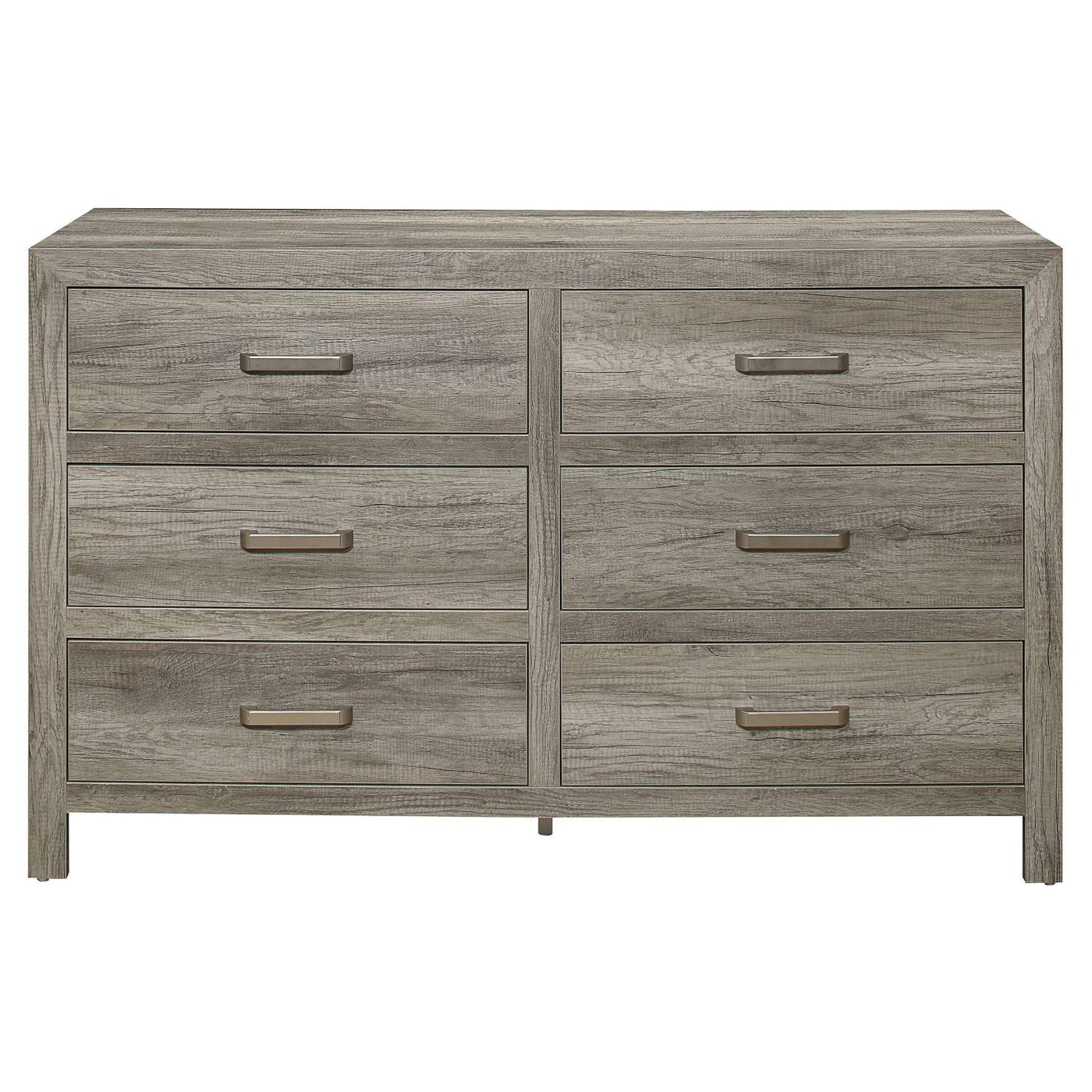 Mandan 6 Drawer Dresser - Weathered Grey