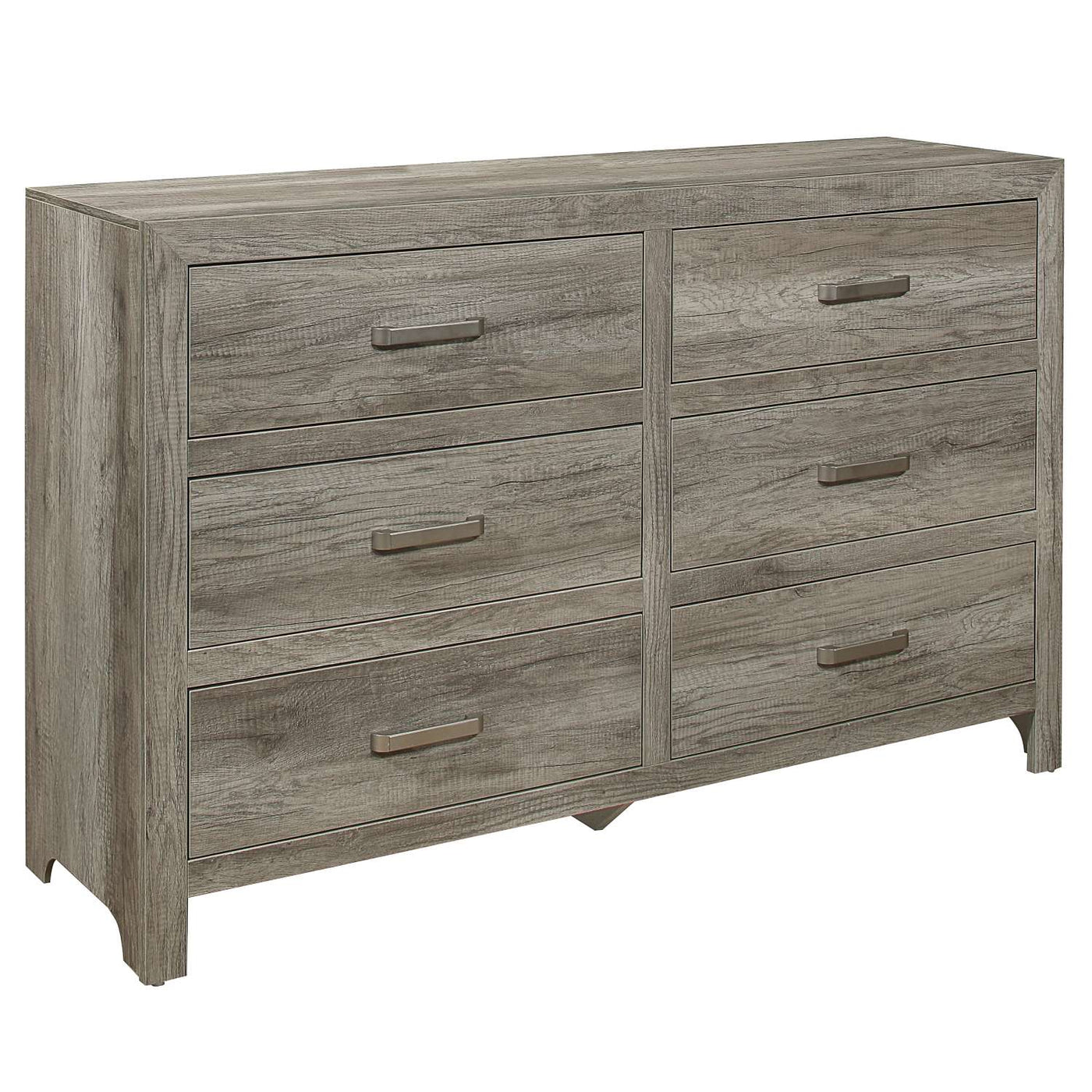 Mandan 6 Drawer Dresser - Weathered Grey