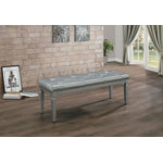 Allura Bed Bench - Silver