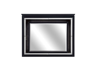 Allura Mirror with LED Lighting - Black