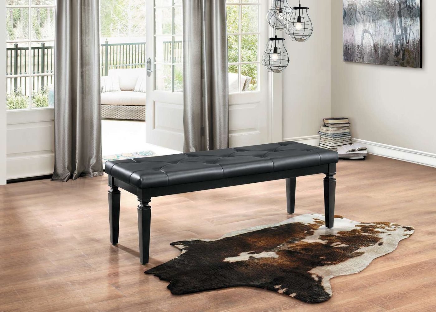 Allura Bed Bench - Black