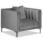Celina Sofa, Loveseat and Chair Set - Light Grey