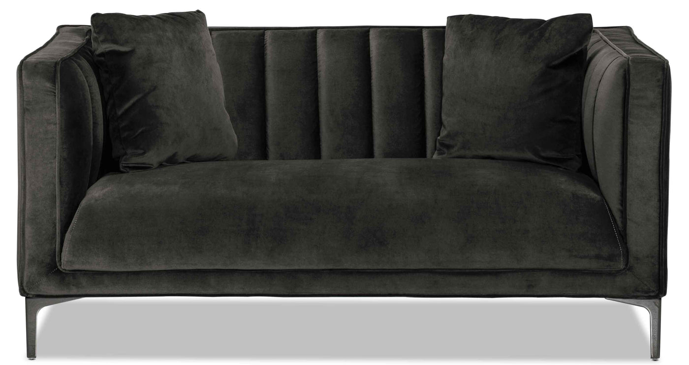 Celina Sofa, Loveseat and Chair Set - Dark Grey