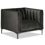 Celina Sofa, Loveseat and Chair Set - Dark Grey